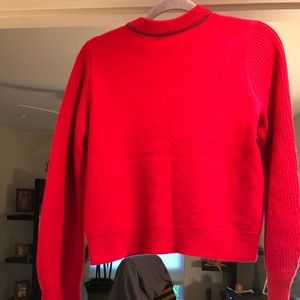 Rag & Bone Red Cashmere sweater.